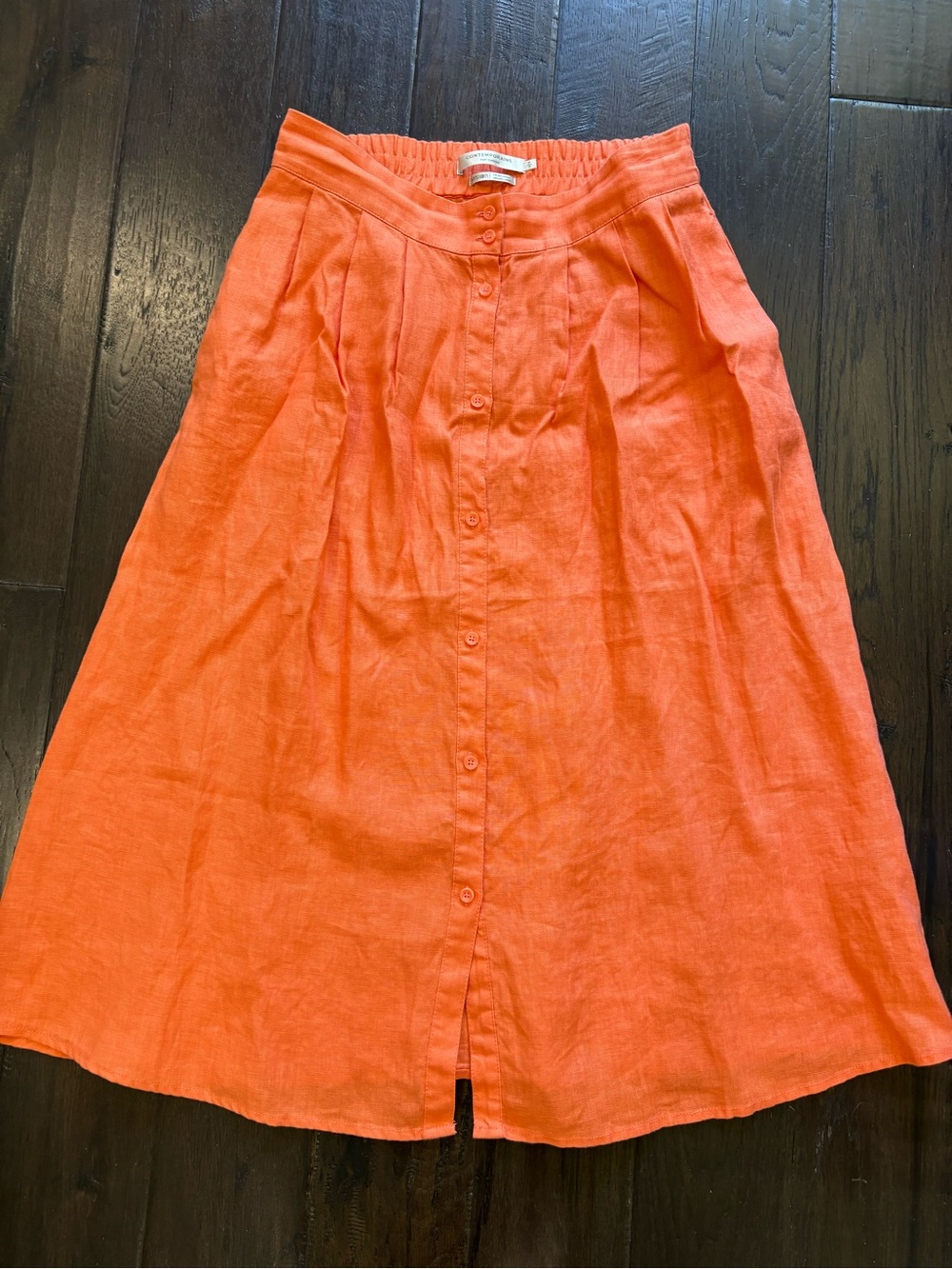 Button-up boho midi skirt- NWOT - Picture 2 of 4